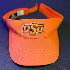 Stitched On Top of the World OSU Bright Orange Visor NWT
